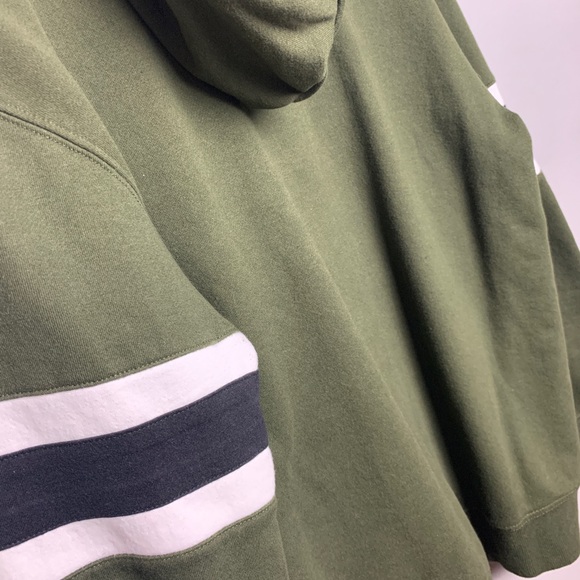 H&M Light Weight Hoodie Green White Black - Picture 5 of 7